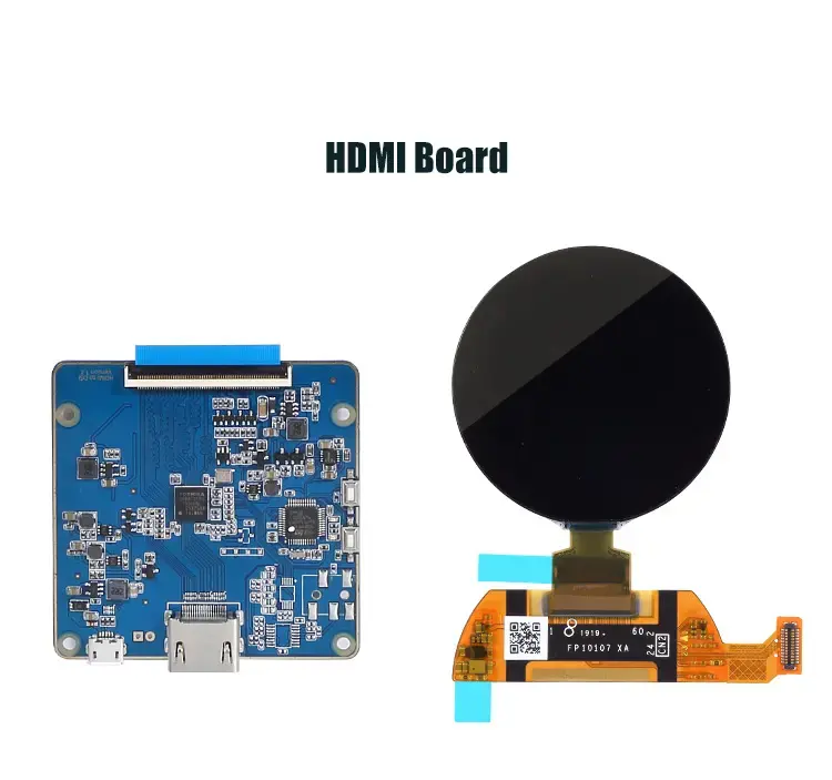 TG13904PY24G-1.39 inch Circular touch screen for smart home display