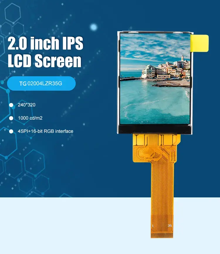 TG02004LZR35G -2.0 inch TFT touch screen