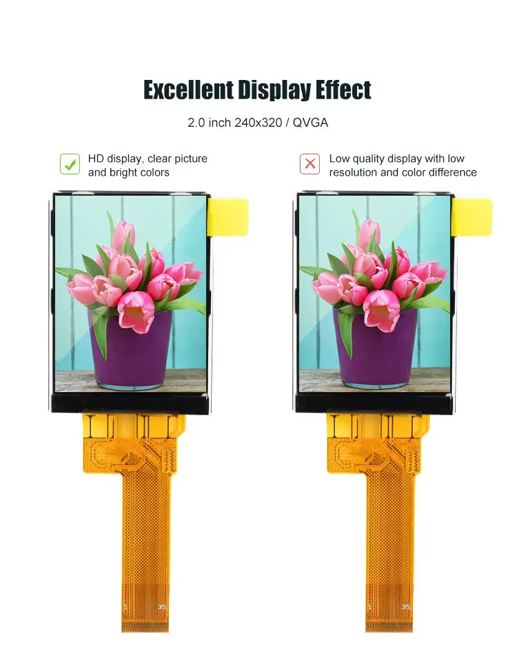 TG02004LZR35G -2.0 inch TFT touch screen