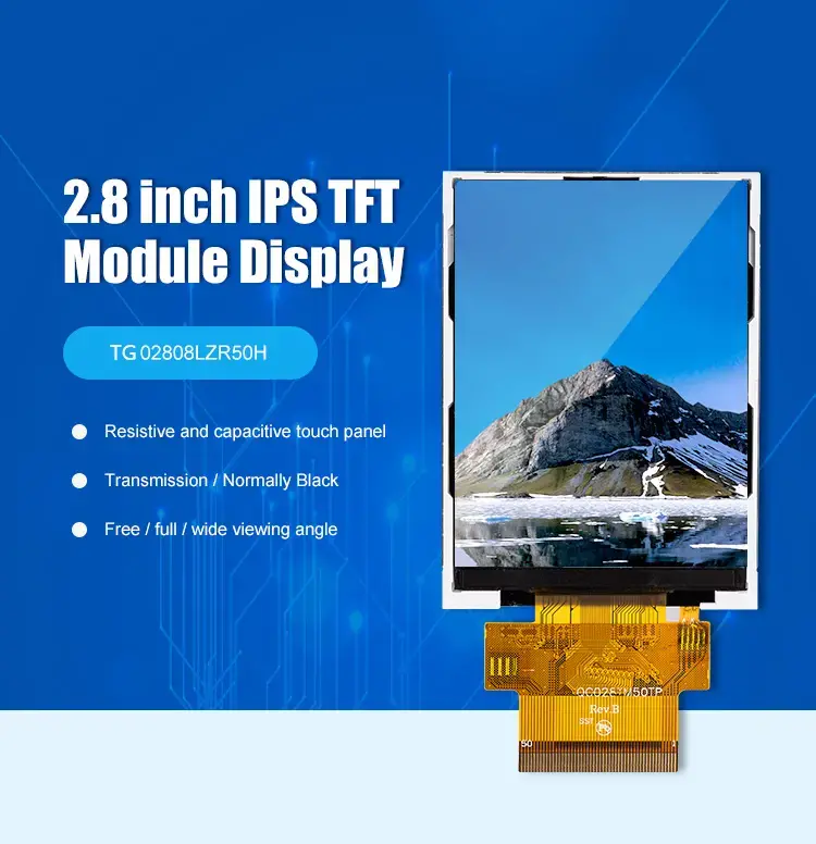2.8-TG02808LZR50H-SMALL TOUCH SCREEN MONITOR