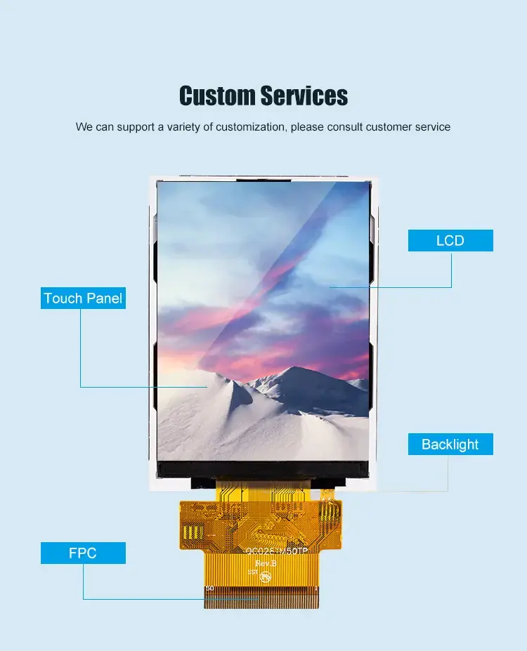 2.8-TG02808LZR50H-SMALL TOUCH SCREEN MONITOR