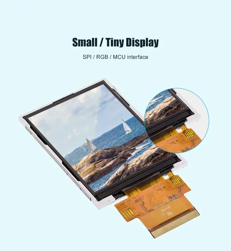 TG028000YX50D -2.8 inch small TFT touch screen display