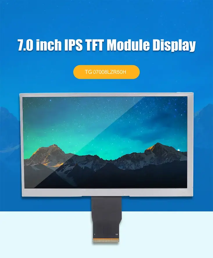 TG07008LZR50H -7 inch TFT LCD display screen