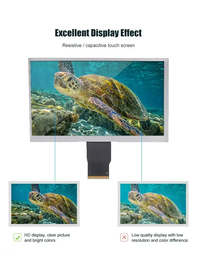 TG07008LZR50H -7 inch TFT LCD display screen