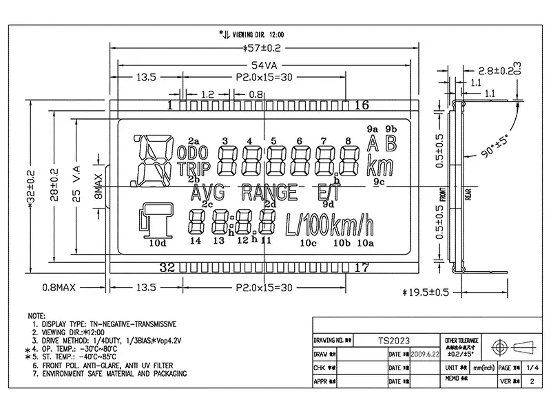 TS2023 - ic2 font lcd