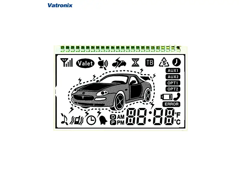 black and white monochrome graphic display