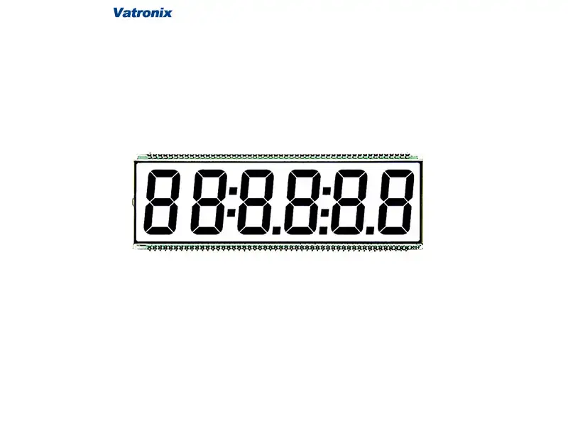 TS2038 - FSTN semi-transparent, black & white LCD custom company