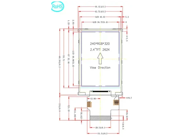 waterproof lcd display screen