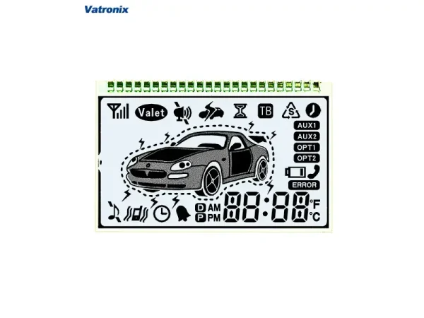 black and white monochrome graphic display