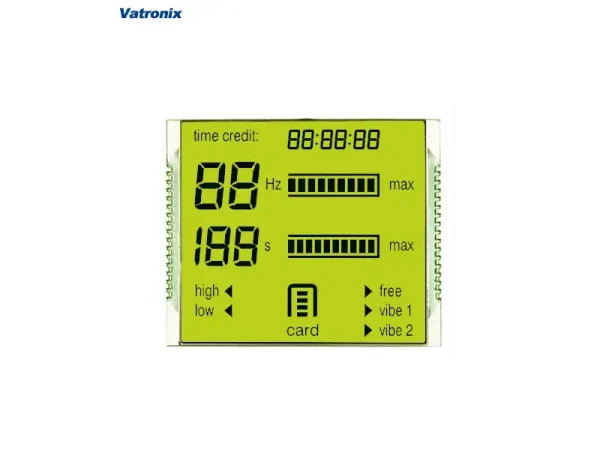 monochrome LCD screen display