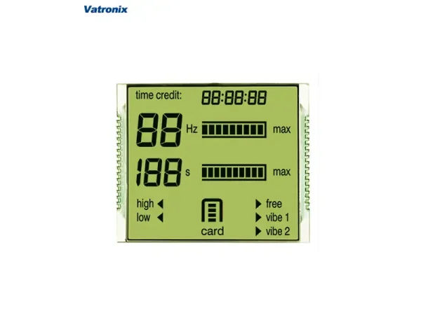 monochrome LCD screen display