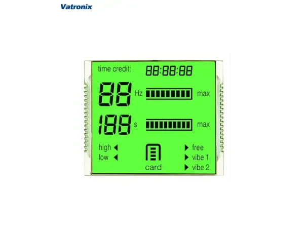 monochrome LCD screen display