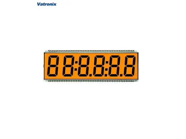 Orange & Black lcd display manufacturing company